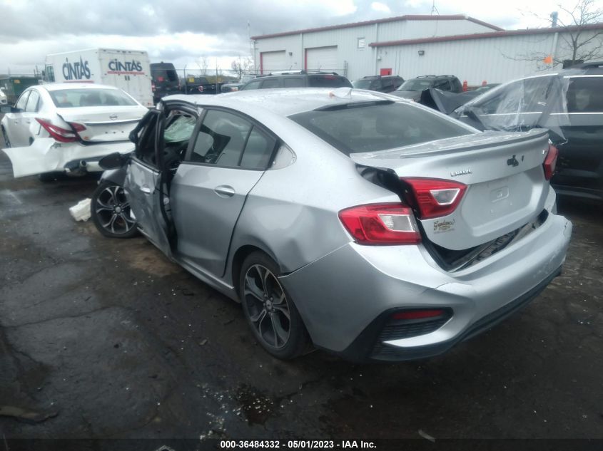 2019 CHEVROLET CRUZE LT - 1G1BE5SMXK7105039