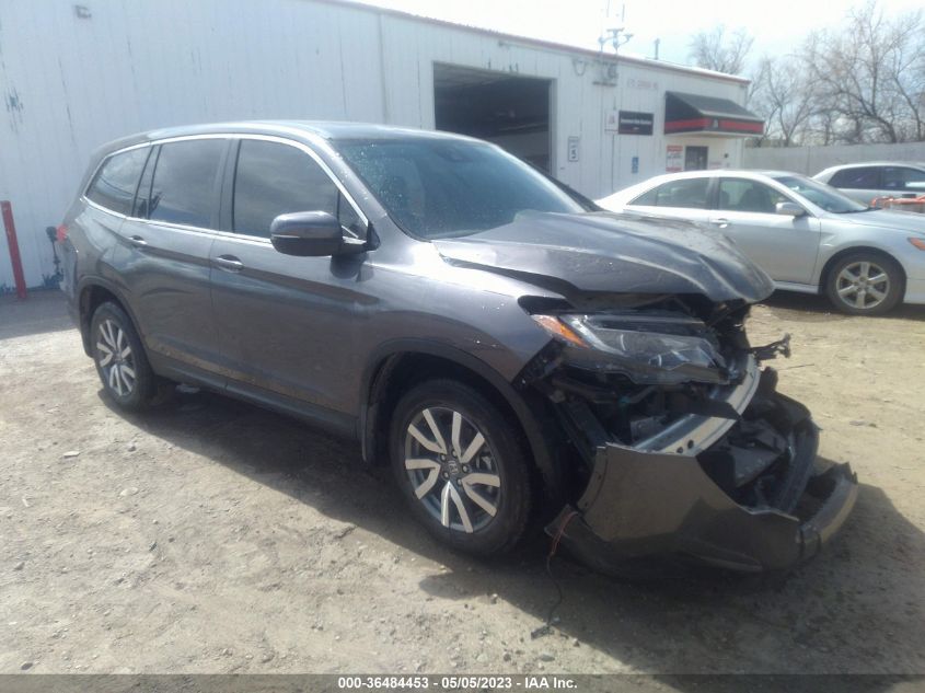 5FNYF6H47KB014901 HONDA PILOT EX-L W/NAVI & RES 2019