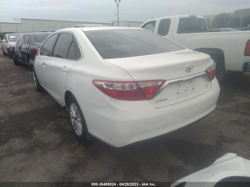 2016 TOYOTA CAMRY XLE/SE/LE/XSE - 4T4BF1FK1GR531718