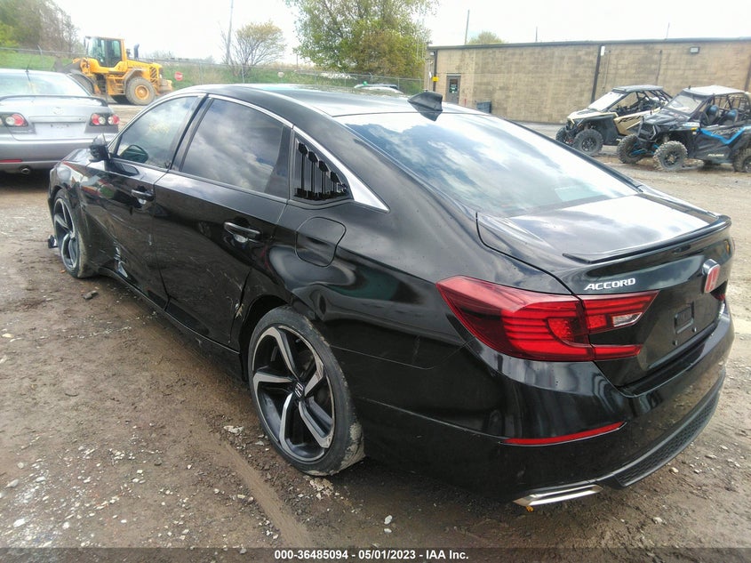 VIN 1HGCV1F38KA096612 2019 HONDA ACCORD SEDAN SPORT 1.5T