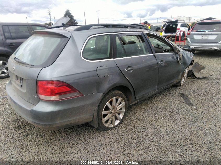 2014 VOLKSWAGEN JETTA SPORTWAGEN TDI W/SUNROOF - 3VWML7AJ9EM616869