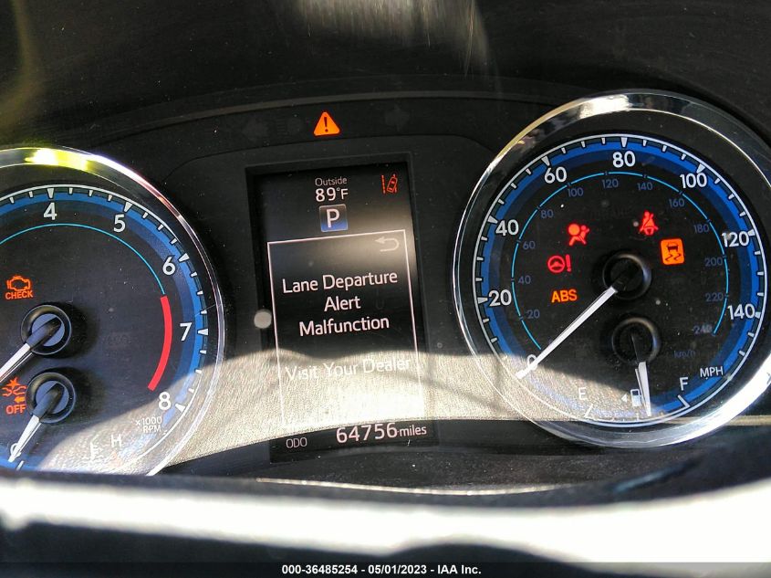 2017 TOYOTA COROLLA L/LE/XLE/SE - 2T1BURHE7HC828100