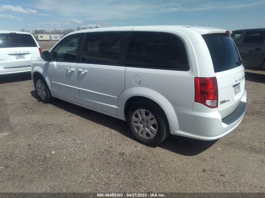 2016 DODGE GRAND CARAVAN SE - 2C4RDGBG4GR122553