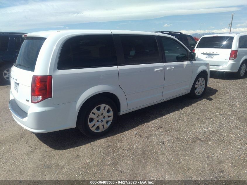 2016 DODGE GRAND CARAVAN SE - 2C4RDGBG4GR122553