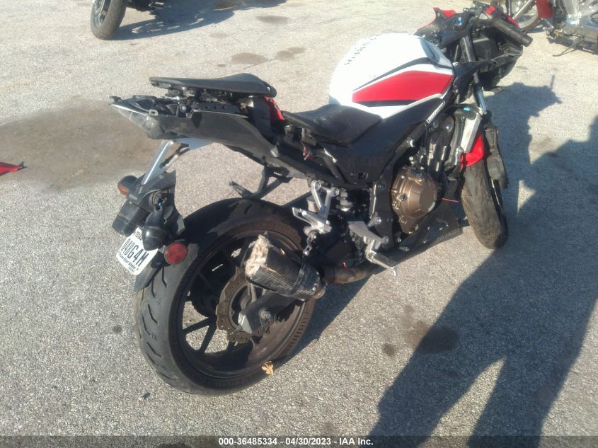 2018 HONDA CBR500 R - MLHPC4413J5500378