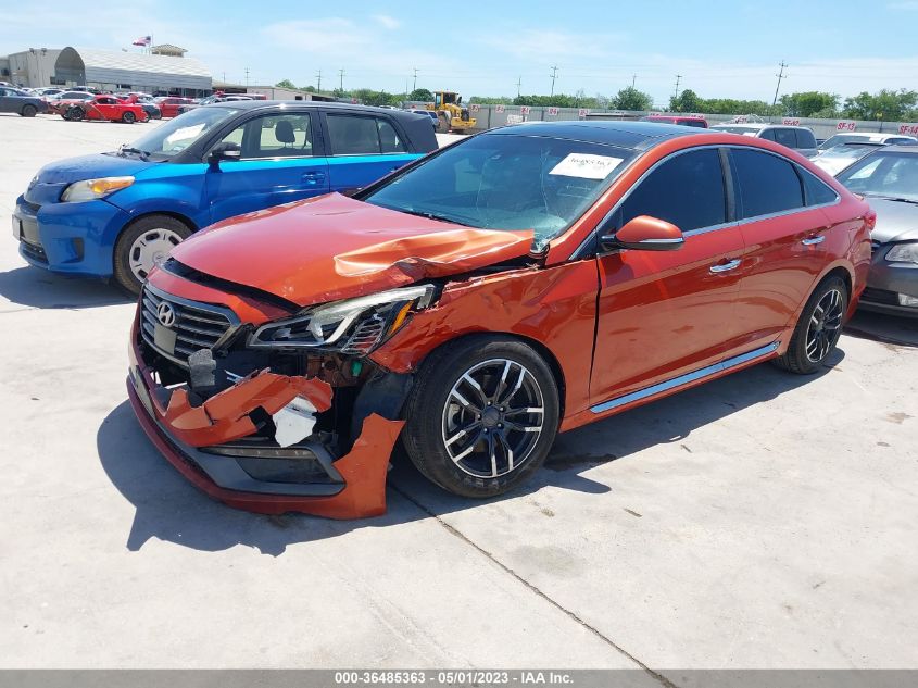 2015 HYUNDAI SONATA 2.0T LIMITED - 5NPE34AB3FH252499