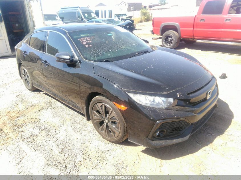 2018 HONDA CIVIC HATCHBACK EX - SHHFK7H53JU223616
