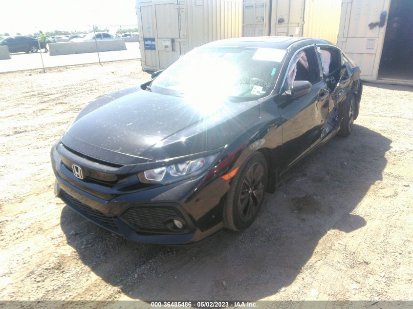 2018 HONDA CIVIC HATCHBACK EX - SHHFK7H53JU223616