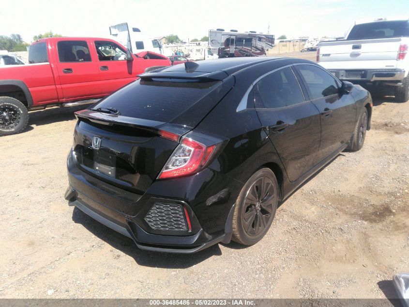 2018 HONDA CIVIC HATCHBACK EX - SHHFK7H53JU223616