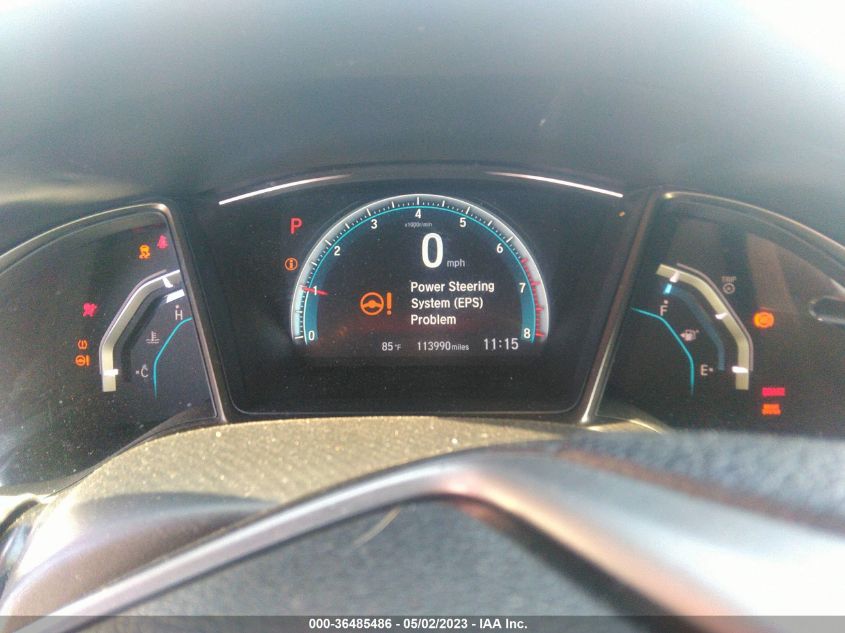 2018 HONDA CIVIC HATCHBACK EX - SHHFK7H53JU223616