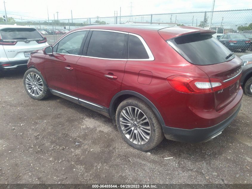 2018 LINCOLN MKX RESERVE - 2LMPJ6LR8JBL23608