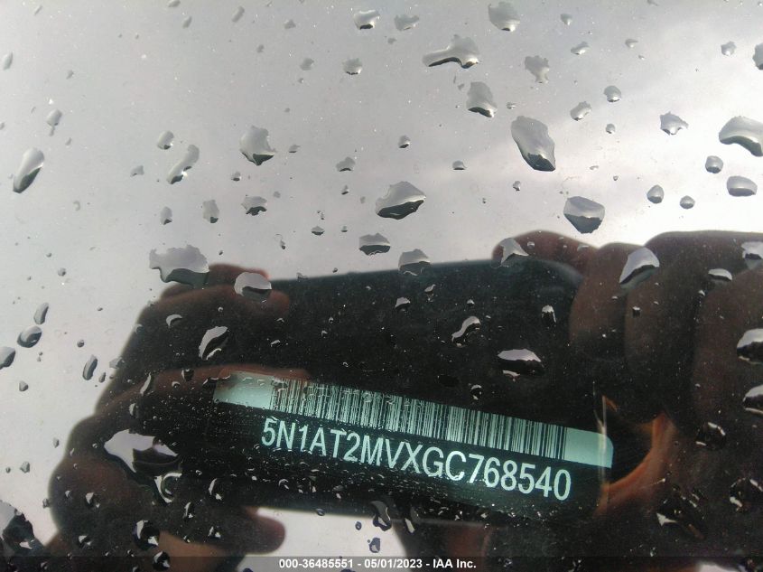 2016 NISSAN ROGUE SL - 5N1AT2MVXGC768540