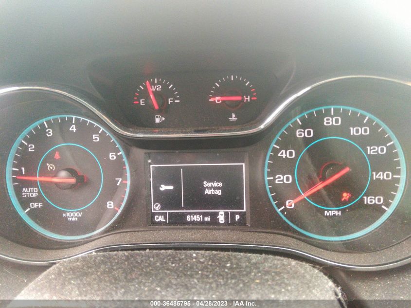 2016 CHEVROLET CRUZE LT - 1G1BE5SM0G7284697