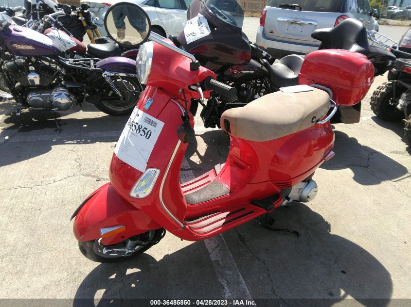 2009 VESPA LX 150 ZAPM448F295017824
