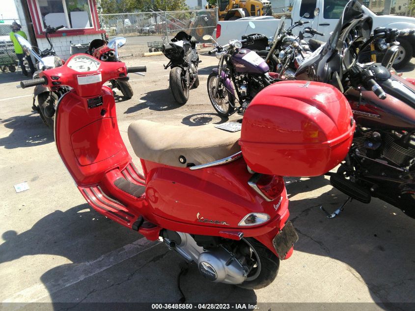 2009 VESPA LX 150 ZAPM448F295017824