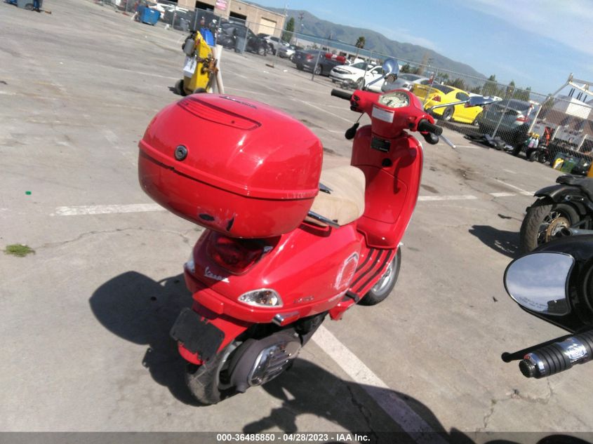 2009 VESPA LX 150 ZAPM448F295017824