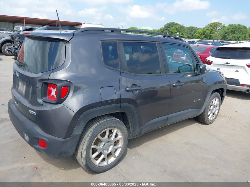 VIN ZACNJABB5LPL43633 2020 JEEP RENEGADE LATITUDE