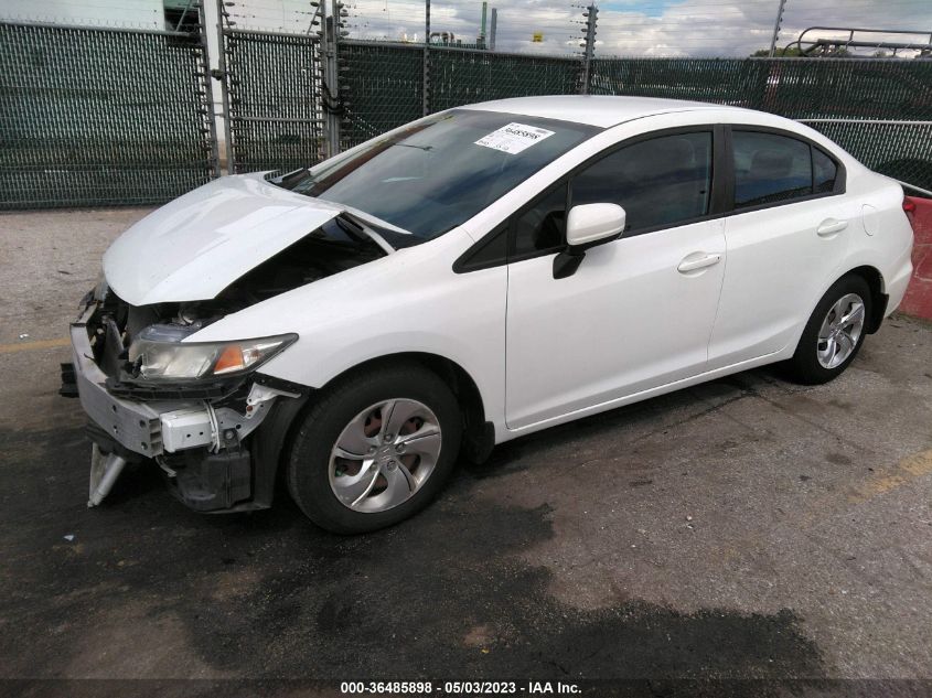 2014 HONDA CIVIC SEDAN LX - 19XFB2F51EE235959
