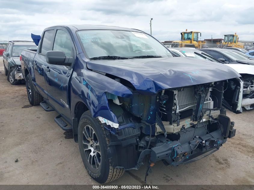 2022 NISSAN TITAN SV - 1N6AA1EE1NN104404