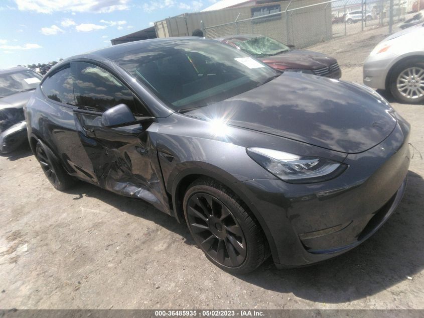 2022 TESLA MODEL Y LONG RANGE - 7SAYGDEE3NA006040