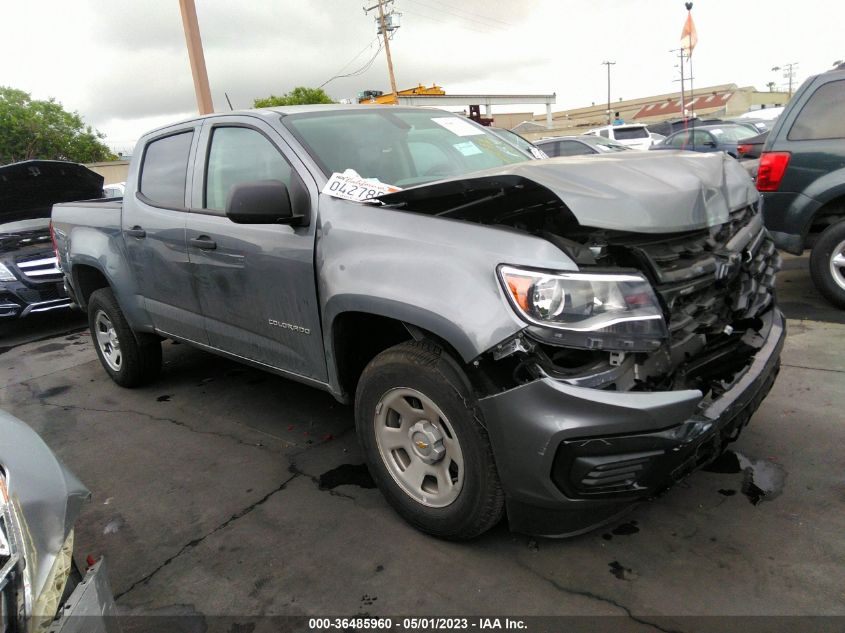 2022 CHEVROLET COLORADO 2WD WORK TRUCK - 1GCGSBEA4N1314726