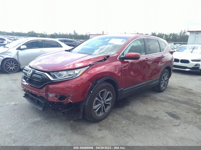 VIN 7FARW1H86NE002371 2022 HONDA CR-V EX-L