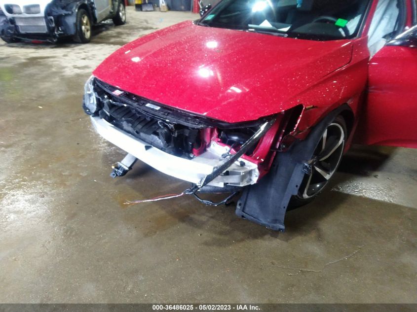 2021 HONDA ACCORD SEDAN SPORT - 1HGCV2F35MA016028