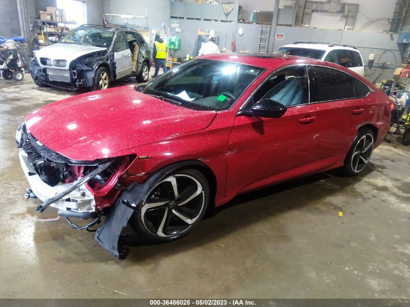 2021 HONDA ACCORD SEDAN SPORT - 1HGCV2F35MA016028