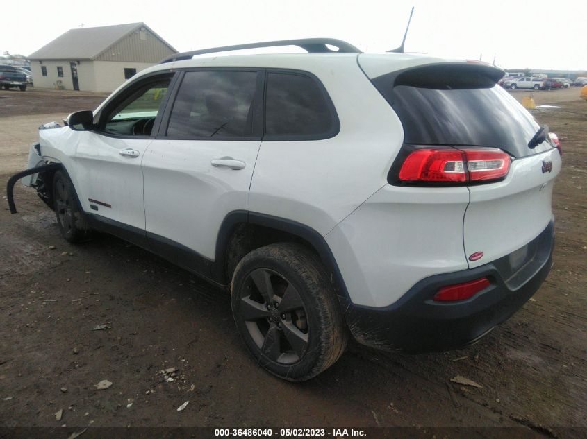 2016 JEEP CHEROKEE 75TH ANNIVERSARY - 1C4PJLCB2GW302312