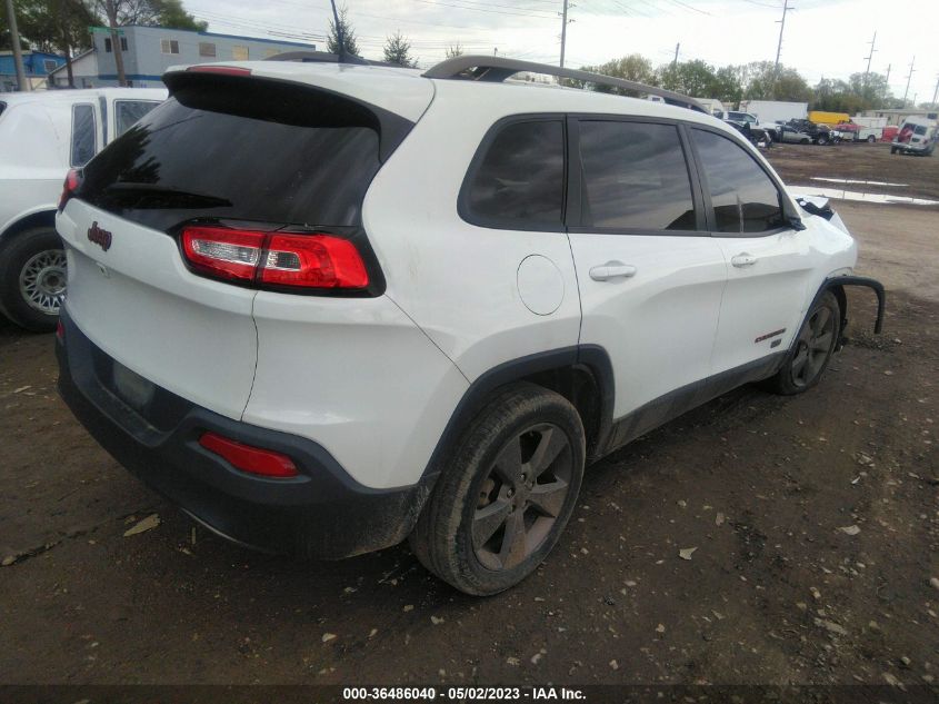 2016 JEEP CHEROKEE 75TH ANNIVERSARY - 1C4PJLCB2GW302312