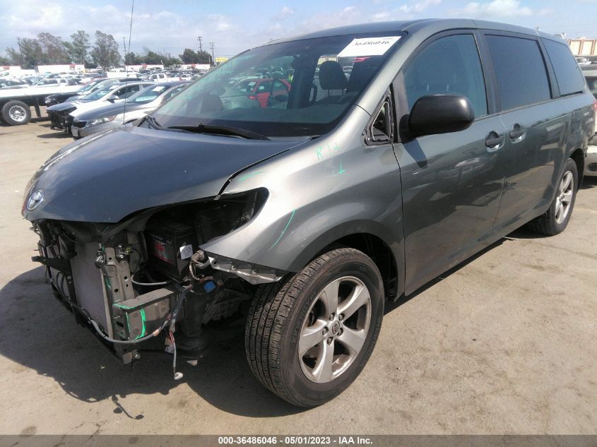 2014 TOYOTA SIENNA L - 5TDZK3DC9ES442268
