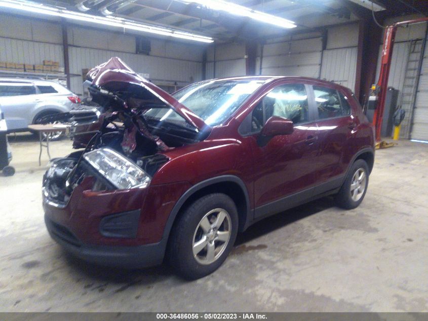 2016 CHEVROLET TRAX LS - 3GNCJNSB8GL224837