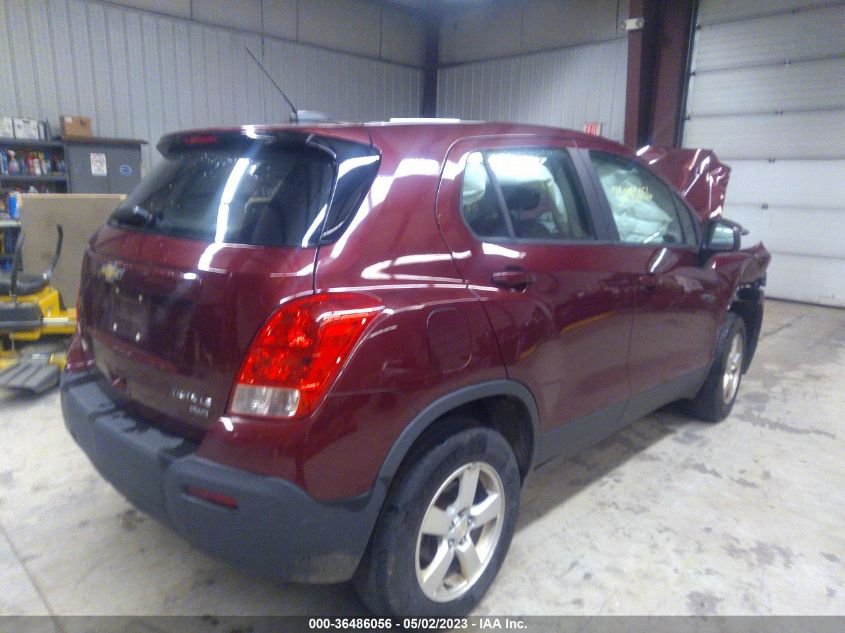 2016 CHEVROLET TRAX LS - 3GNCJNSB8GL224837
