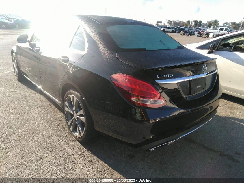 2016 MERCEDES-BENZ C-CLASS C 300 - 55SWF4JB3GU131529
