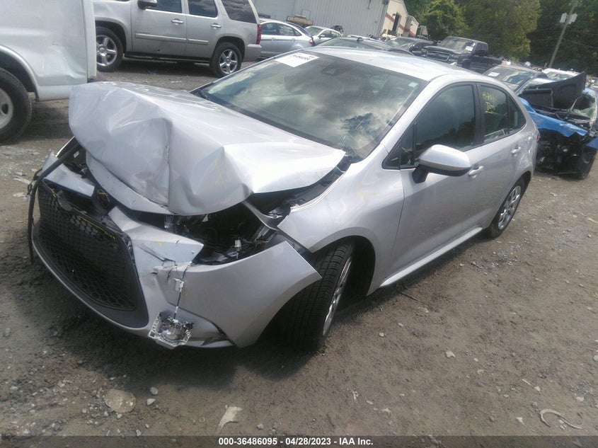 VIN 5YFEPMAE1MP188204 2021 TOYOTA COROLLA LE