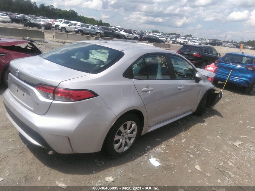 VIN 5YFEPMAE1MP188204 2021 TOYOTA COROLLA LE