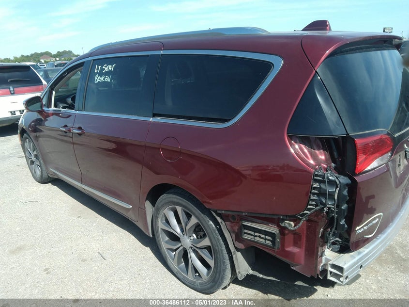 VIN 2C4RC1GGXHR835919 2017 CHRYSLER PACIFICA LIMITED