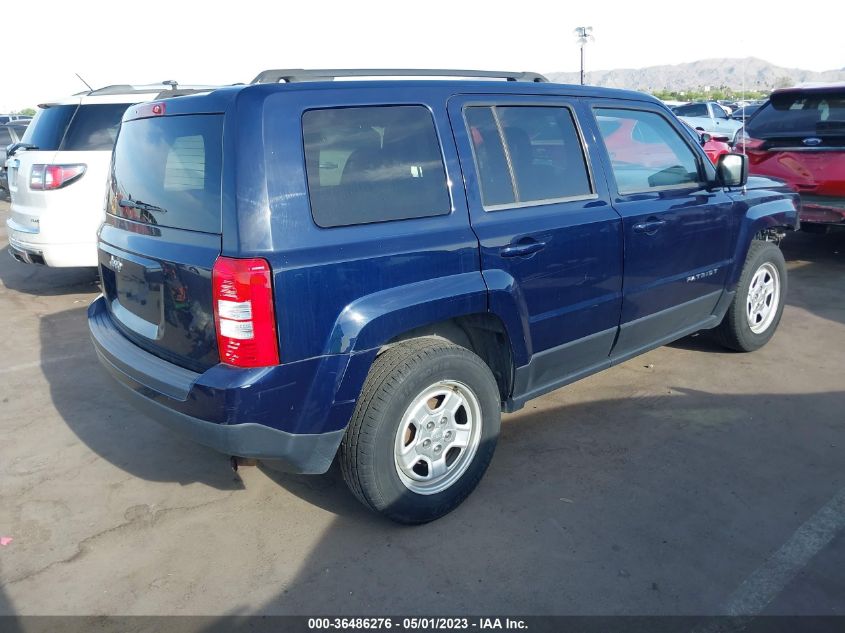 2014 JEEP PATRIOT SPORT - 1C4NJPBA9ED715005
