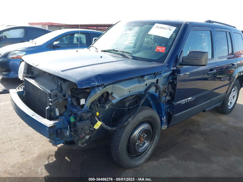 2014 JEEP PATRIOT SPORT - 1C4NJPBA9ED715005