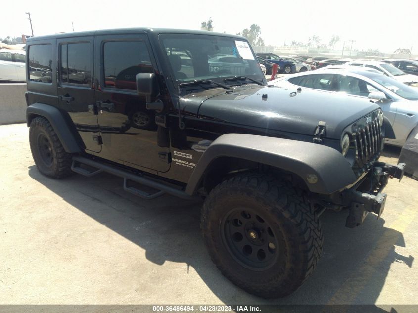 2017 JEEP WRANGLER UNLIMITED SPORT - 1C4BJWDG6HL678388