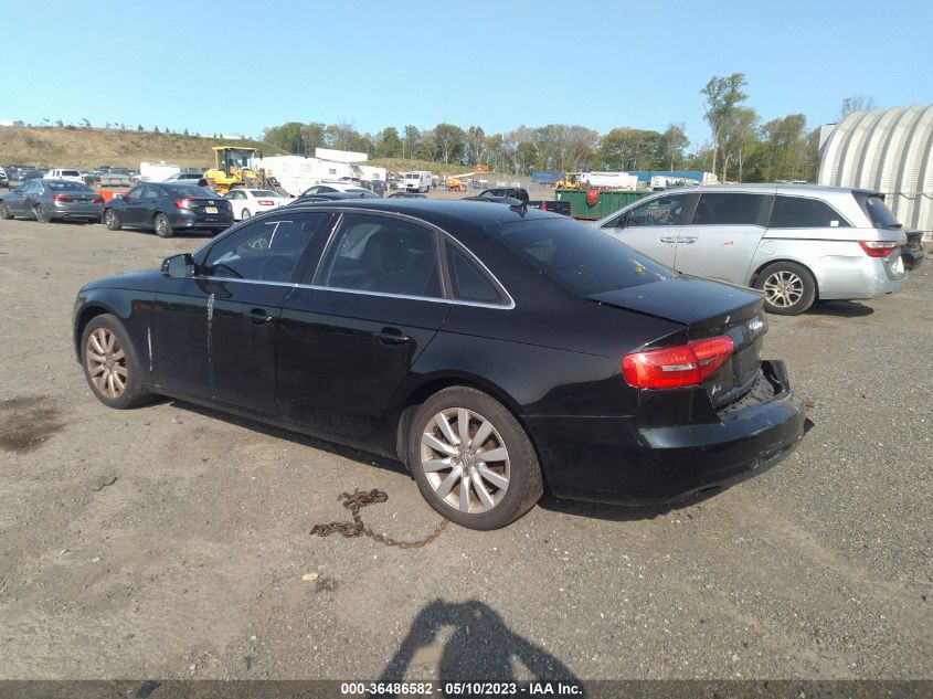 2013 AUDI A4 PREMIUM - WAUBFAFL1DN032086