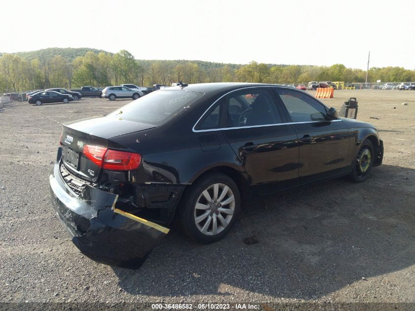 2013 AUDI A4 PREMIUM - WAUBFAFL1DN032086