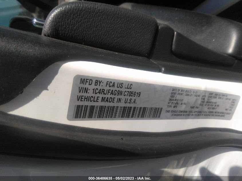 2021 JEEP GRAND CHEROKEE LAREDO E - 1C4RJFAG9MC705919