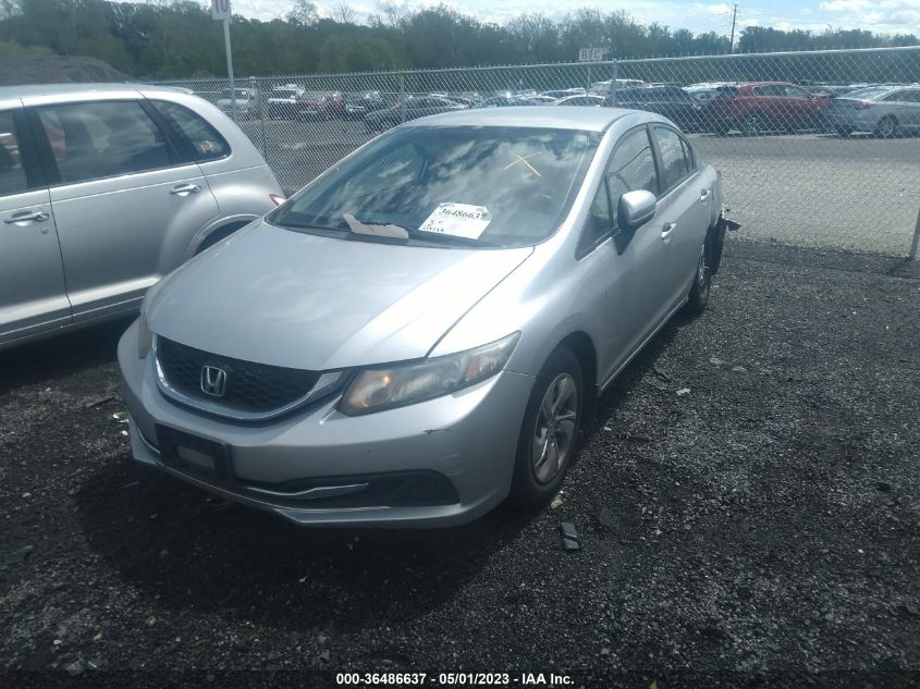 2014 HONDA CIVIC SEDAN LX - 19XFB2F57EE214288