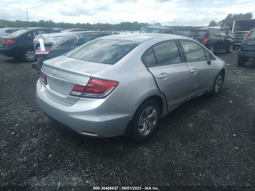 2014 HONDA CIVIC SEDAN LX - 19XFB2F57EE214288