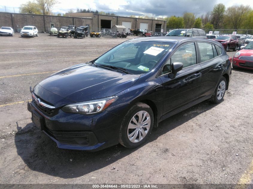 2021 SUBARU IMPREZA - 4S3GTAB65M3708343