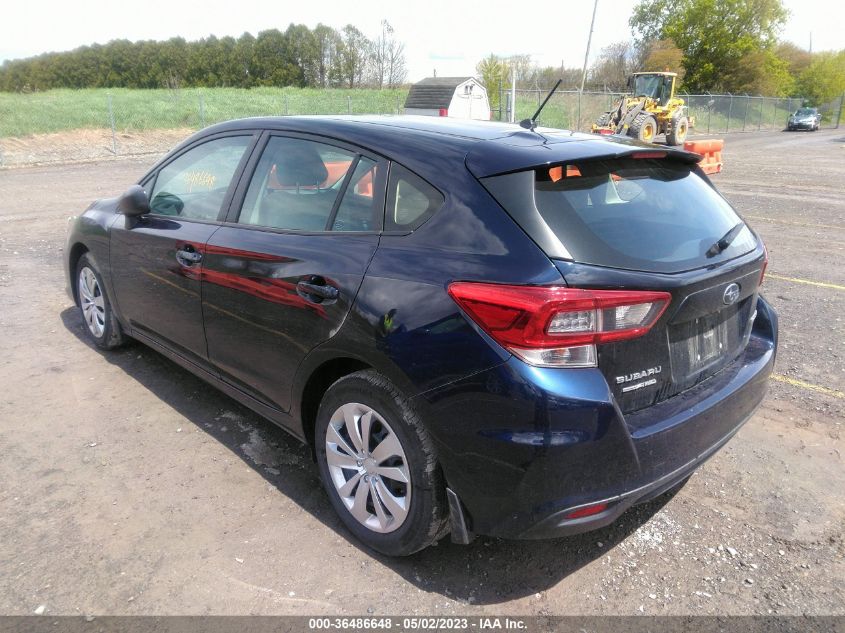 2021 SUBARU IMPREZA - 4S3GTAB65M3708343
