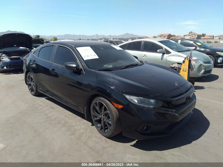 2019 HONDA CIVIC SEDAN SPORT - 19XFC2F8XKE051042