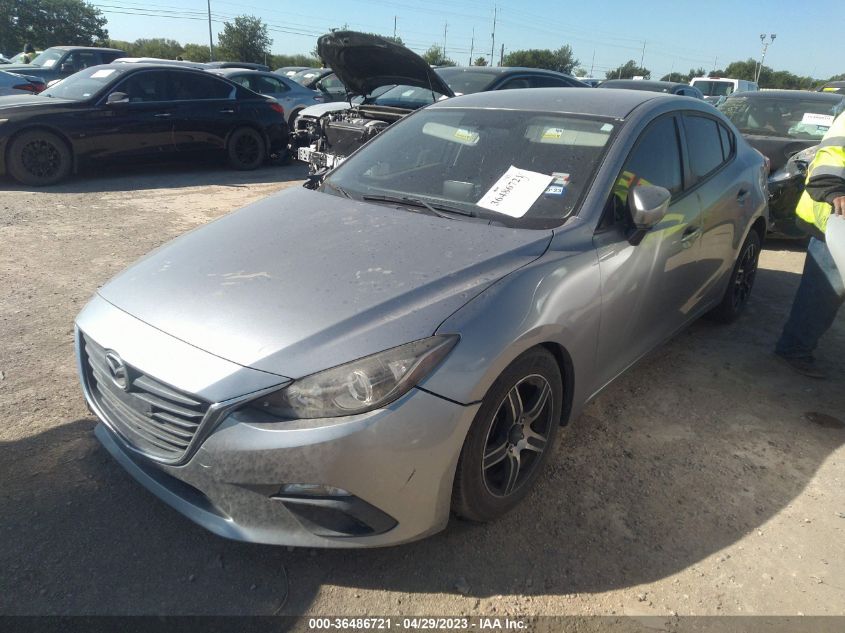 2015 MAZDA MAZDA3 I SPORT - 3MZBM1U71FM129622