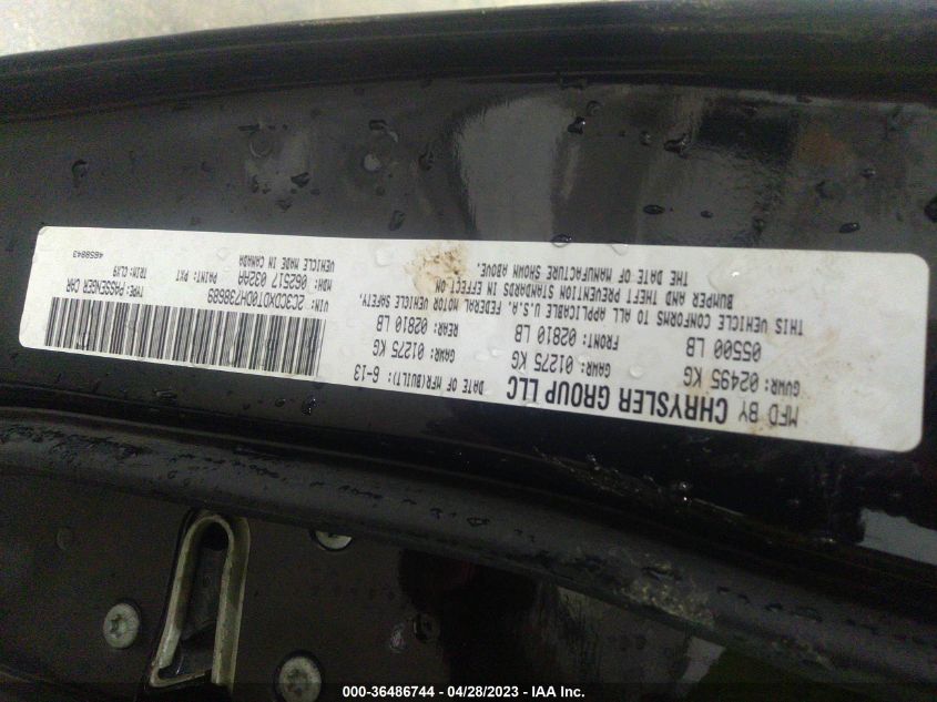2013 DODGE CHARGER RT MAX - 2C3CDXDT0DH738689